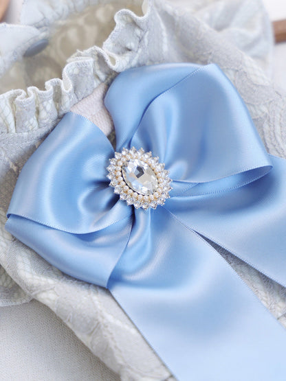 ruffled pet dress with bow for special occasions