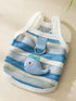 striped breathable pet top for comfortable everyday wear