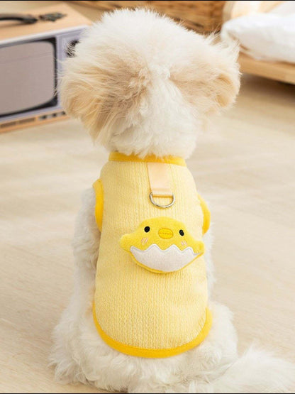 striped breathable pet top for everyday comfort
