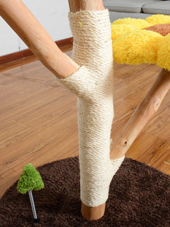 Sunflower multi-level cat tree with platforms and scratching posts