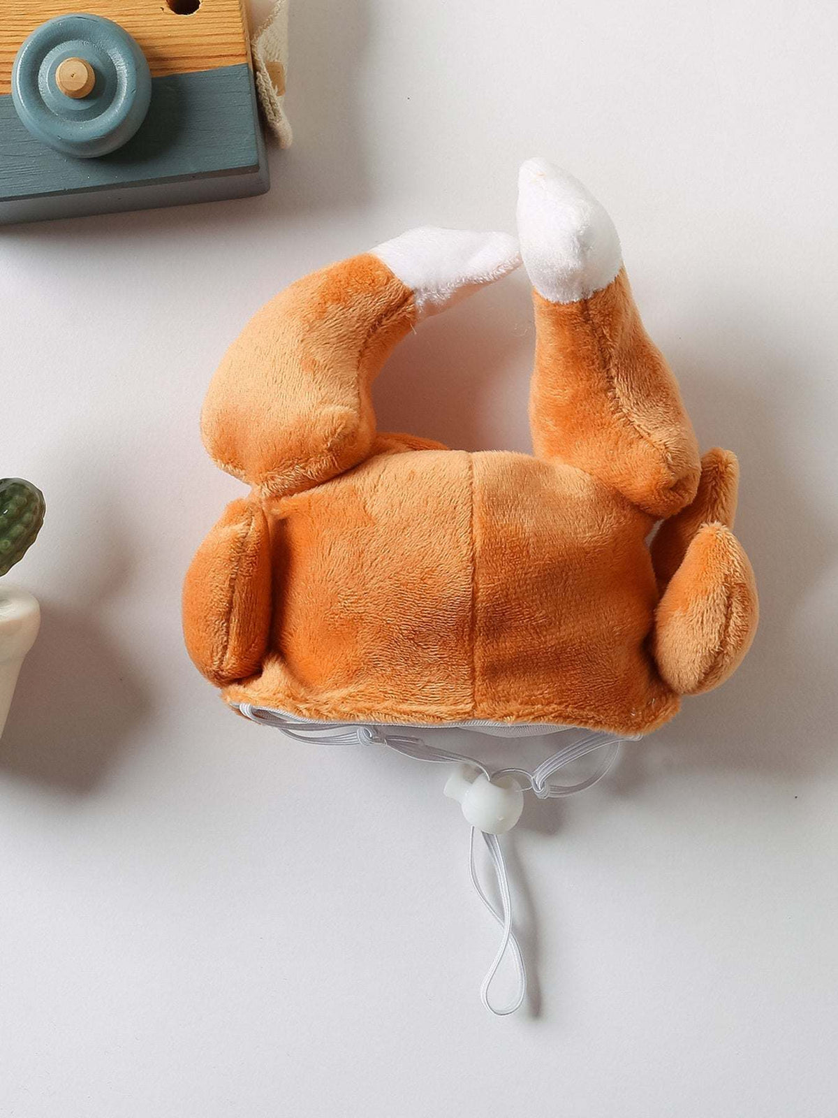 Thanksgiving pet costume turkey leg headwear by SweetPaw