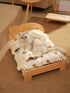 stylish sturdy wooden pet bed for home